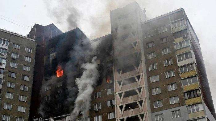 Rusia Serang Tiga Kota Besar di Ukraina, 5 Warga Sipil Tewas
