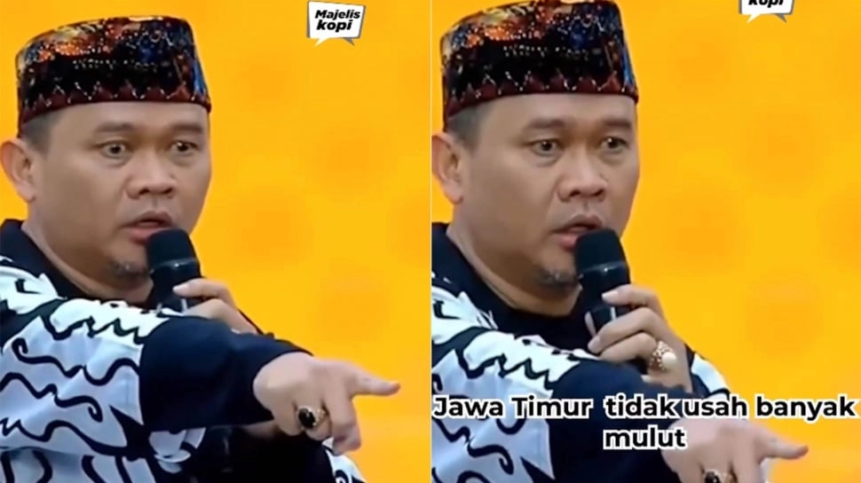 Momen Cak Lontong Melotot hingga Ngamuk Saat Kampanye Ganjar-Mahfud Diserbu Pendukung 02