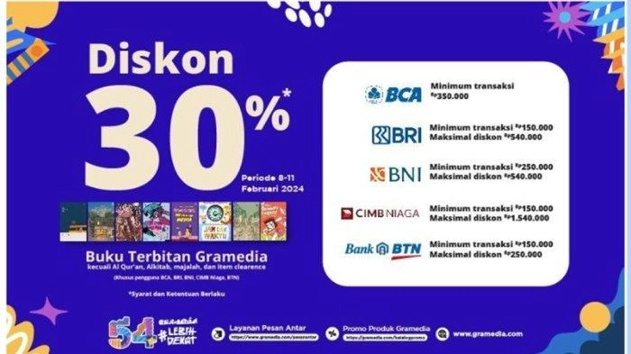 Rayakan Ulang Tahun Bersama Gramedia yang ke-54 dengan Gebyar Promo dan Kejutan Spesial