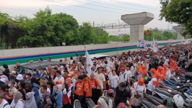 Kampanye Akbar AMIN Digelar Hari Ini, Jalanan ke Arah JIS Macet Total, Banyak yang Akhirnya Jalan Kaki