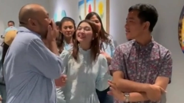 Mimik Gemes Anak Prabowo Lihat Ekspresi Imut Gibran Dicubit Manja Selvi Ananda