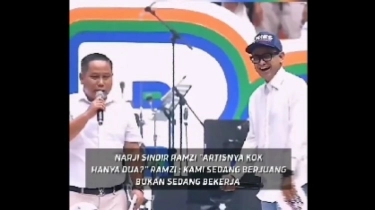 Orasi Narji dan Ramzi di Kampanye Akbar AMIN Jadi Sorotan, Sindir Artis yang Tak Mau Gabung: Kami Sedang Berjuang!