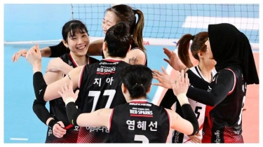 Klasemen Liga Voli Korea Hari Ini - Kutukan Red Sparks Terangkat, IBK Altos Pepet Megawati Cs