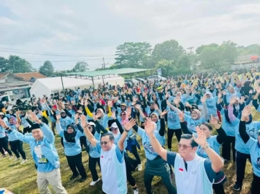 Dorong Pilpres Satu Putaran, GSP Merangin Gelar Aksi Woro-Woro