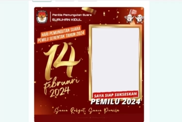 Kumpulan Link Twibbon Pemilu 2024, Pasang dan Viralkan di Sosial Media Masing-Masing