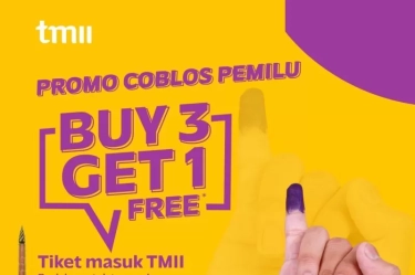 TMII Kasih Diskon Untuk Pengunjung yang Sudah Nyoblos di Pemilu 2024