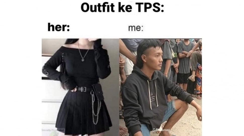 7 Meme Kocak Pergi ke TPS, Bikin Netizen Auto Ngakak