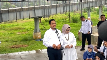 Beda dari Prabowo dan Ganjar, Anies Baswedan sampai Pakai Mikrofon Buat Konferensi Pers Usai Nyoblos