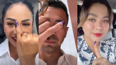 Sukseskan Pemilu 2024, Inilah Deretan Artis yang Pamer Jari usai Nyoblos, Ada Raffi Ahmad hingga KD