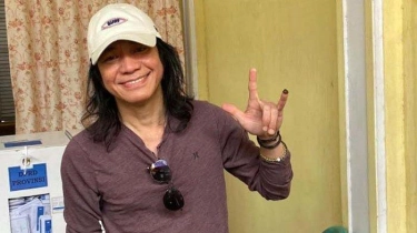 Abdee Slank Nyaris Tak Nyoblos, Datang ke TPS di Detik Terakhir Pendaftaran karena Sakit