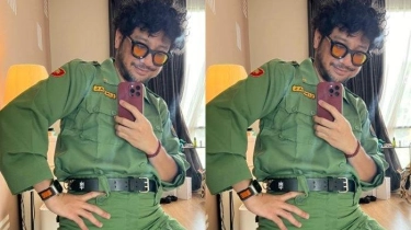 Kisah di Balik Seragam Linmas yang Dipakai Kunto Aji di TPS
