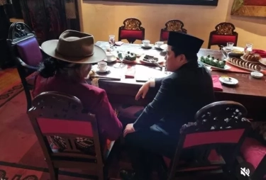 Erick Thohir Bertemu Budayawan Presiden Jancukers Sujiwo Tejo