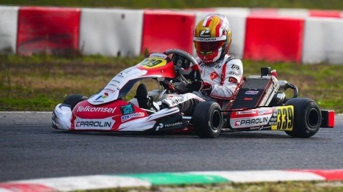 Qarrar Firhand Buktikan Diri Sebagai Pembalap Kelas Dunia Di WSK Super Master Series Round 3