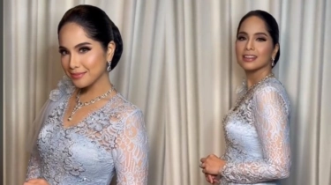 Pakai Kebaya Temani AHY, Penampilan Annisa Pohan Disebut Mirip Istri Presiden Soekarno