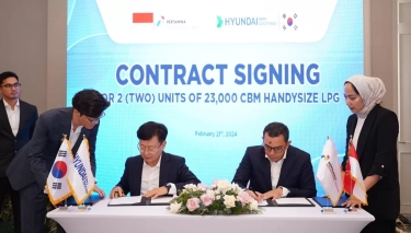 Pertamina Gandeng Hyundai Bangun 2 kapal Tanker LPG untuk Ketahanan Energi Nasional