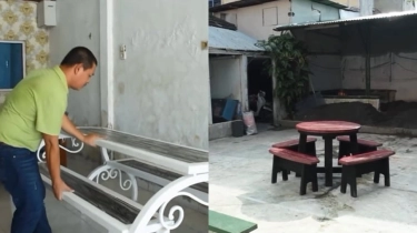 Bekas APK Pemilu 2024 di Medan Disulap Jadi Furnitur Cantik dan Ekonomis