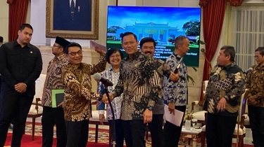 Momen AHY dan Moeldoko Salaman, Dulu Berseteru Sekarang Sudah Bersatu?