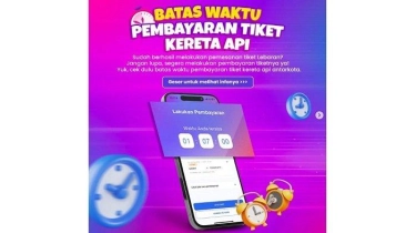 Batas Waktu Bayar Tiket Kereta Api di Access by KAI, booking.kai.id dan OTA