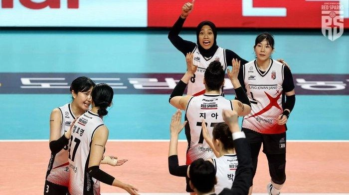 Live Skor Hasil Voli Korea: Red Sparks vs Hi-Pass Mulai Jam 17.00 WIB, Pantau Lewat HP!