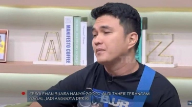 Modal Kampanye Hanya Rp100 Ribu, Aldi Taher Ngaku Sedih Terancam Gagal jadi Anggota DPR