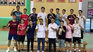 Sambangi Pelatnas PBSI 150 Hari jelang Olimpiade Paris, Ketua NOC: Saya Yakin Badminton Dapat Emas