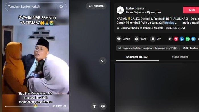 Caleg Stres karena Gagal Masuk Senayan Berjas Keliling Kampung, Tangis Ibu Pecah: 'Udah Dibilangin'