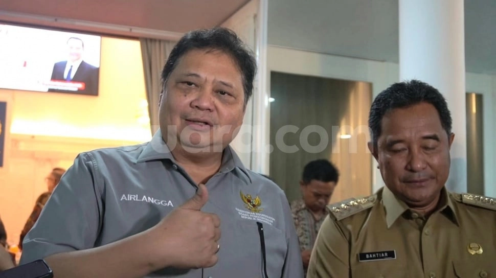 Menko Airlangga Uji Coba Makan Siang Gratis Prabowo di Tangerang