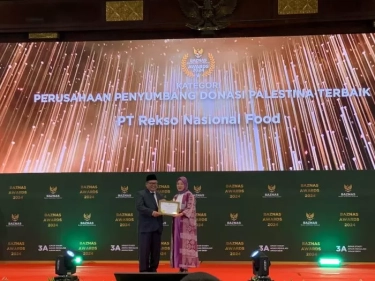 Baznas Berikan Apresiasi kepada McDonald's Indonesia sebagai Penyumbang Donasi Palestina Terbaik