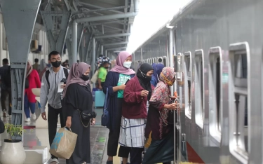 Sebanyak 312.000 Tiket KA Lebaran 2024 Habis Terjual, Surabaya Masih Jadi Tujuan Favorit Pemudik   