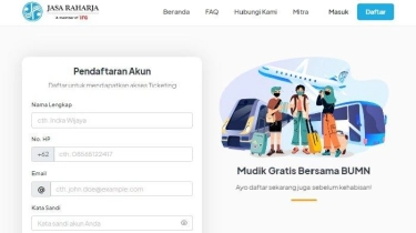 Cara Daftar Mudik Gratis Jasa Raharja 2024, Akses Laman mudik.jasaraharja.co.id