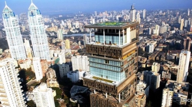 Rumah Ikonik Mukesh Ambani, Pria Berharta Rp1.837 Triliun di India : 27 Lantai Pekerjakan 600 Orang