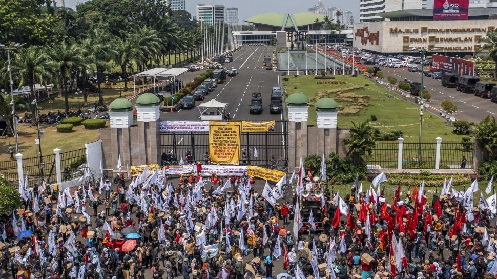 Kerahkan Ribuan Aparat Kawal Demo Kecurangan Pemilu di DPR, Polisi Minta Pendemo Santun