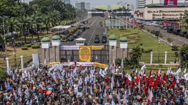 Kerahkan Ribuan Aparat Kawal Demo Kecurangan Pemilu di DPR, Polisi Minta Pendemo Santun