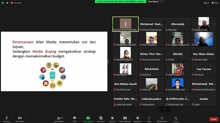 Dorong Tumbuhnya Usaha Kader, Hima Persis Preunur Adakan Pelatihan Meta Ads