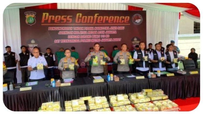 Polisi Kembali Tangkap Bandar Narkoba Murtala Ilyas, Sita 110 Kg Sabu