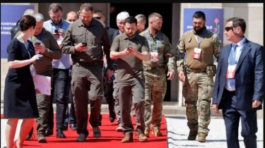 Rudal Rusia Nyaris Tewaskan Zelensky dan PM Yunani Saat Kunjungi Odesa, Meledak di Jarak 200 Meter