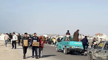 AS Pakai Lahan Gaza Lalu Bangun Dermaga untuk Kirim Bantuan, Warga Gaza Tak Sudi dan Buang Makanan