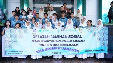 BPJS Ketenagakerjaan Gelar Kegiatan Jelajah Jaminan Sosial Bersama Siswa SMA Negeri 61