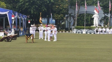 KSAL Pimpin Sertijab Pangkoarmada RI, Laksdya TNI Denih Hendrata Gantikan Heru Kusmanto
