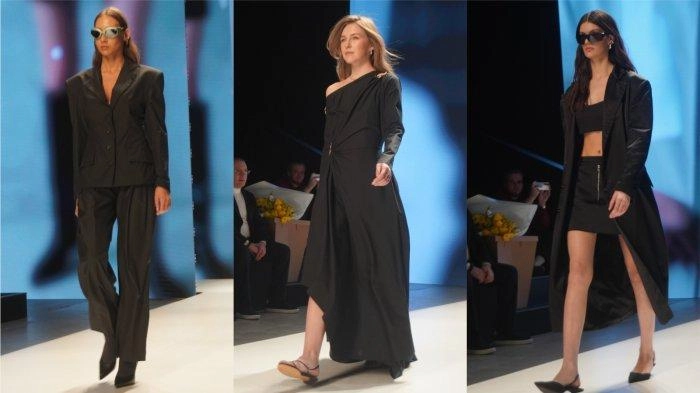 Busana Wanita Modern Biker ala Brand Vestiaire di Moscow Fashion Week