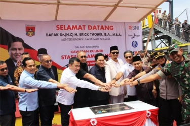 Diresmikan Erick Thohir, BNI Berikan KUR dan CSR kepada UMKM di Bukittinggi