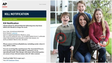 Kate Middleton Minta Maaf setelah Ketahuan Edit Fotonya: Saya Kadang-kadang Bereksperimen