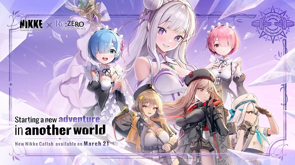 Dear Wibu, Game Nikke Umumkan Kolaborasi dengan Serial Anime Re: ZERO, Rilis 21 Maret 2024