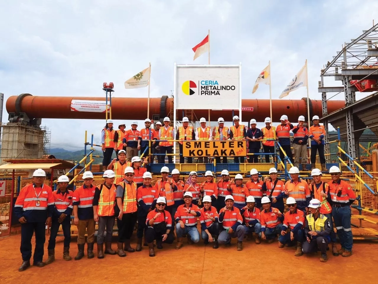Dikunjungi Dirut Bank Mandiri, Ceria Optimistis Smelter Merah Putih Rampung 2024