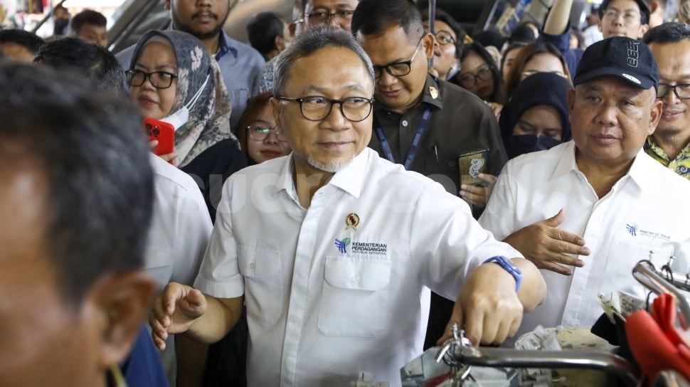 Mendag Zulhas Merasa Gembira Pasar Tanah Abang Kini Tak Lagi Sepi