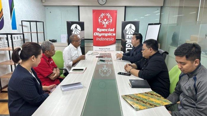Special Olympic Indonesia Mendapat Dukungan Sepatu Dan Perlengkapan Olahraga Dari Eagle