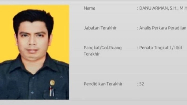 Danu Arman Masih Berstatus PNS Usai Dipecat Sebagai Hakim Karena Kasus Narkoba, Ini Kata KY
