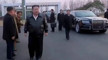Kim Jong Un Pamer Jajal Mobil Mewah Aurus Hadiah dari Putin: Berlapis Baja dan Bisa Mengapung