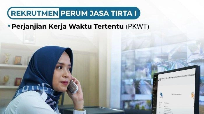 Lowongan Kerja Perum Jasa Tirta I untuk Lulusan D3, Pendaftaran Ditutup 31 Maret 2024