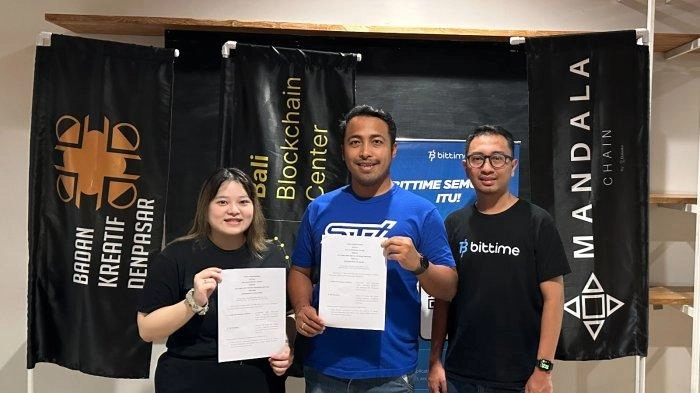 Perkuat Industri Blockchain di Indonesia, Bittime Gandeng Bali Blockchain Center dan ICP